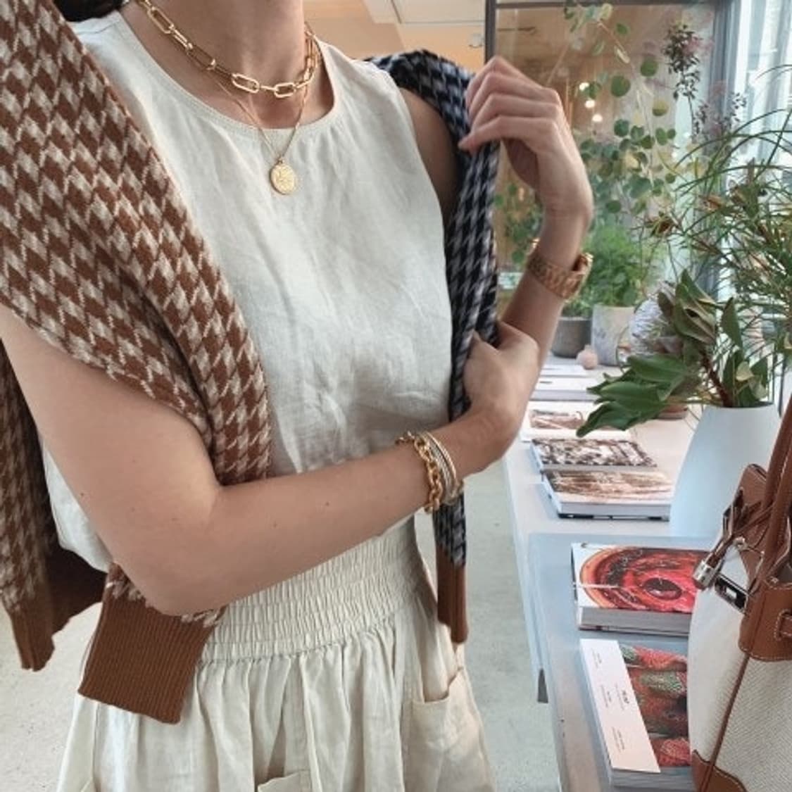 소윰 링크 체인 목걸이 박스 포함 상품이미지4