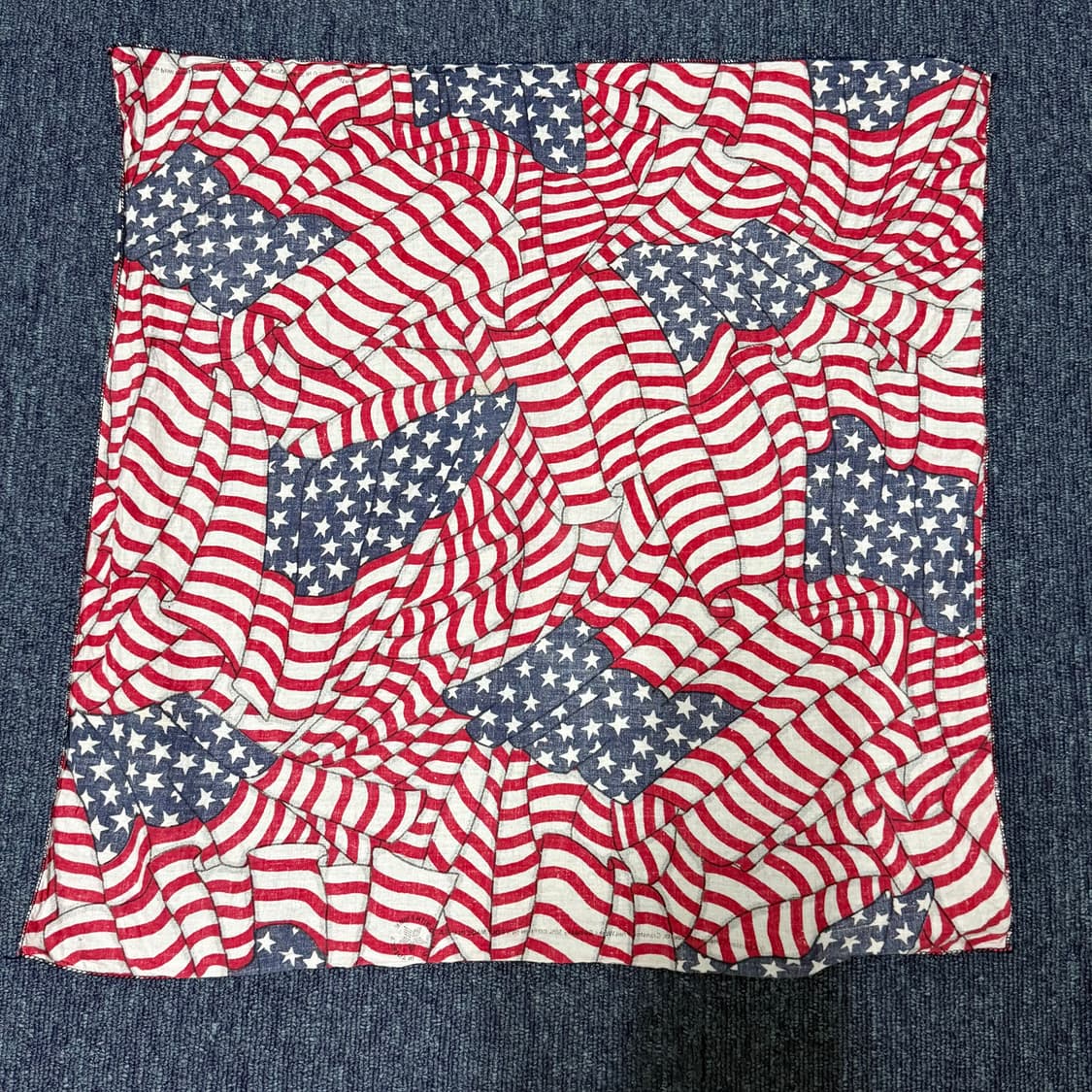 빈티지 미국 국기 반다나 |  Made in USA 상품이미지3