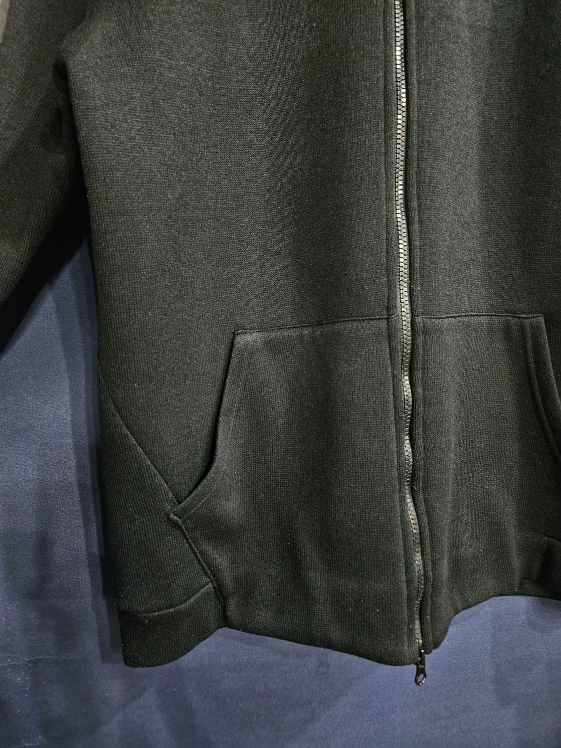 스파이더 프린팅 블랙 남성 110 기모 후드집업  상품이미지6