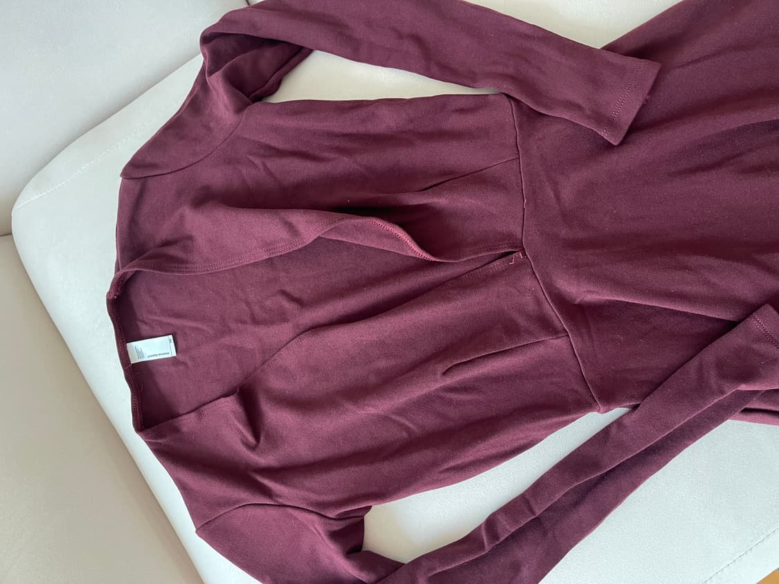 American Apparel 버건디 스케이터 드레스 새상품 상품이미지6