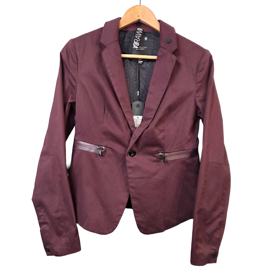 G스타 RAW 여성 버건디 자켓(36) 상품이미지1