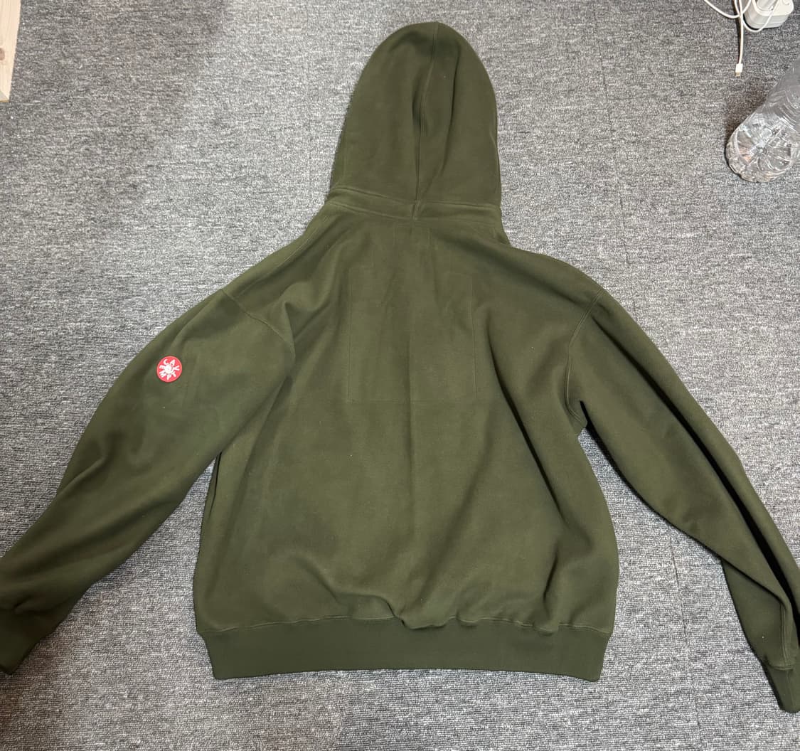 카브엠트 넥 스냅 플리스 후드 그린 - 24FW 상품이미지2