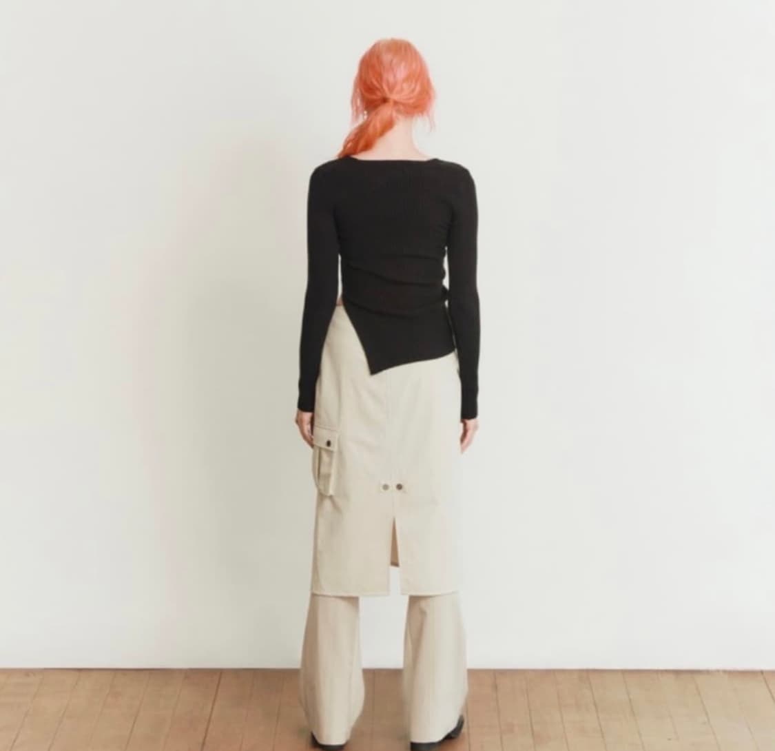 새제품_미스치프 스퀘어넥 니트 s 상품이미지2