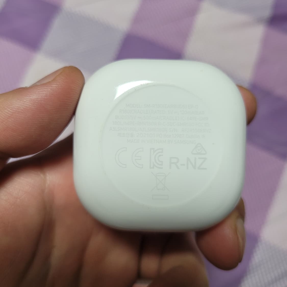 삼성 갤럭시 버즈 라이브 화이트 색상 오른쪽 유닛고장 상품이미지3