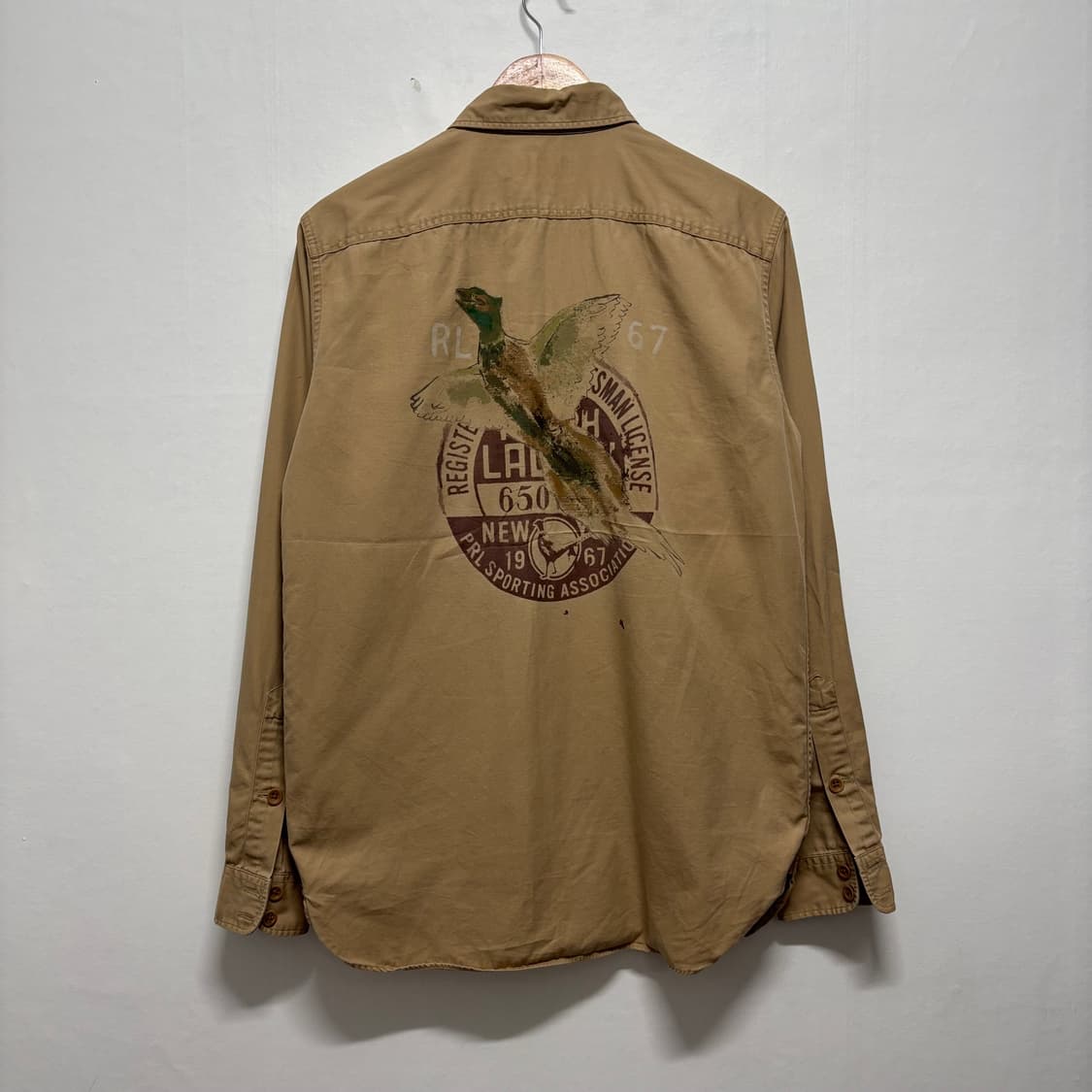 폴로 랄프로렌 베이지 청둥오리 워크셔츠 상품이미지1