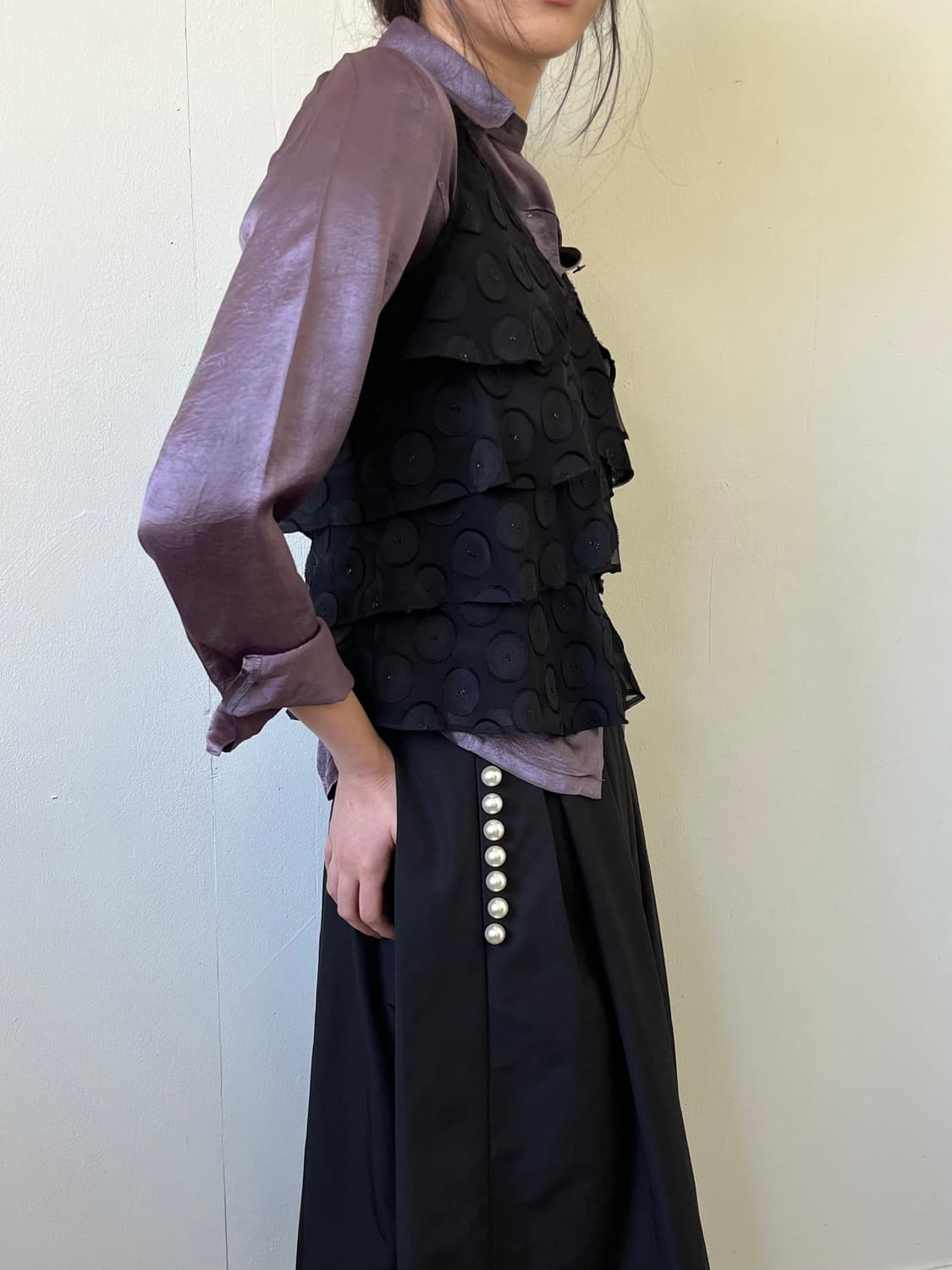 MICHEL KLEIN 도트 뷔스티에 상품이미지4