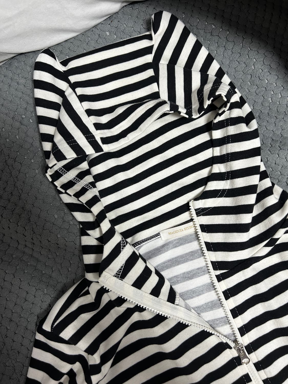 고양이 귀 단가라 후드집업 지뢰고스로리 상품이미지3