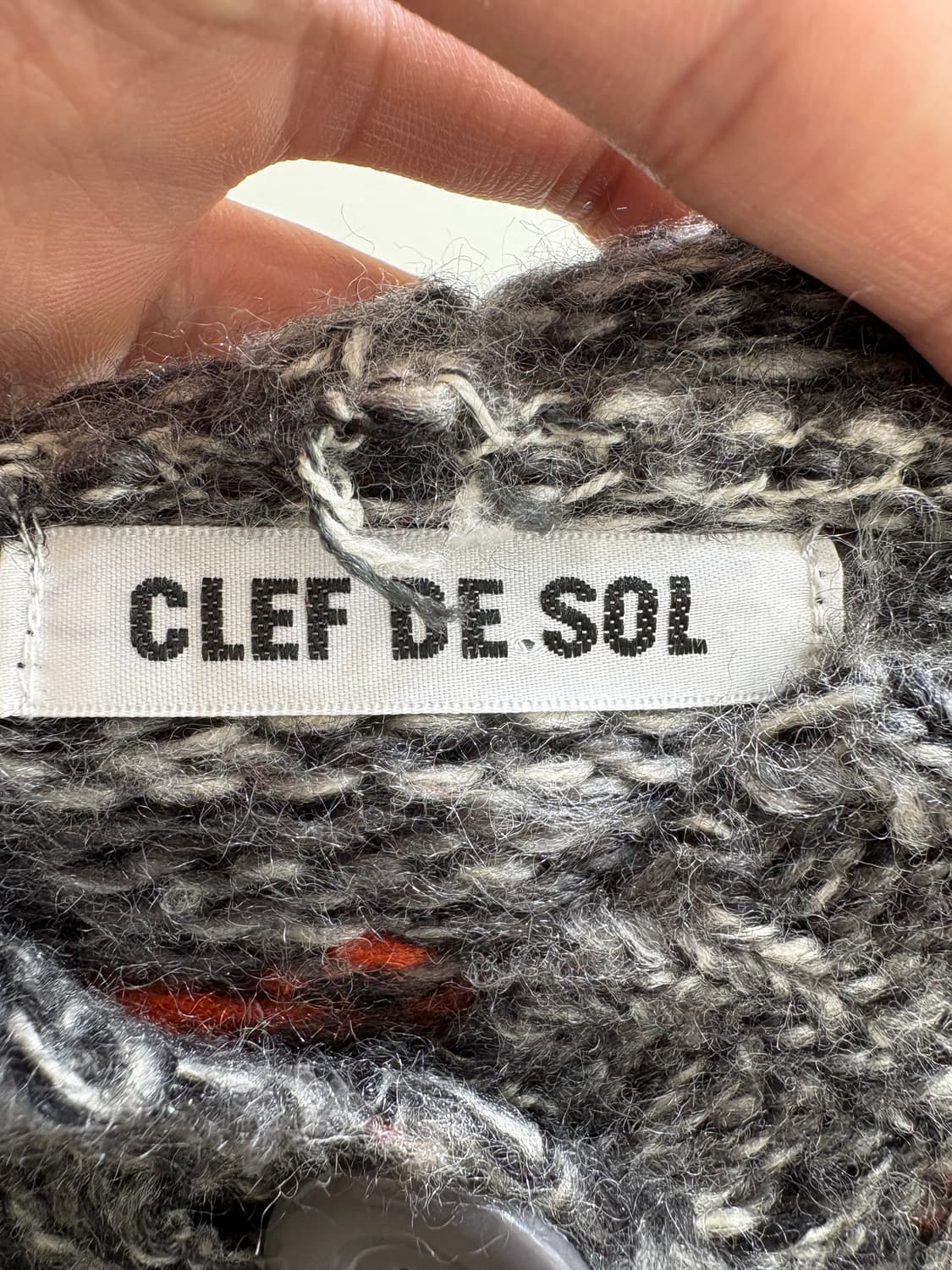CLEF DE SOL 후드니트 상품이미지6