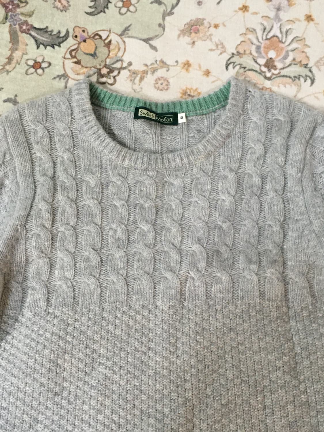 스위치모션 민트포켓 회색 니트 상품이미지4