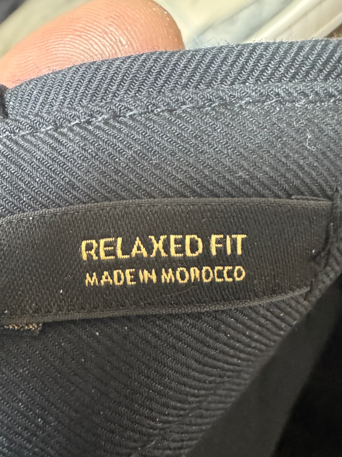 마시모두띠 네이비 릴렉스핏 치노 팬츠 상품이미지10