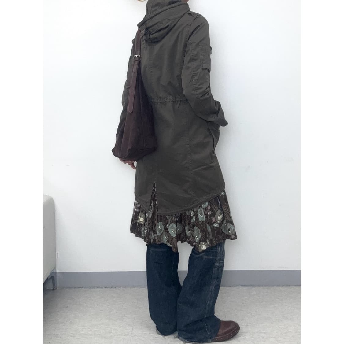 빈티지 카키 야상 자켓 상품이미지5