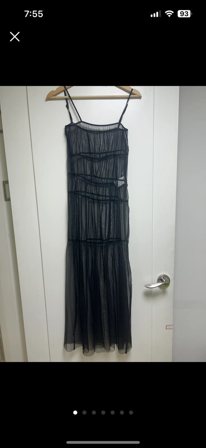 perverz 에크루 퍼벌즈 시스루레이어드원피스 상품이미지1