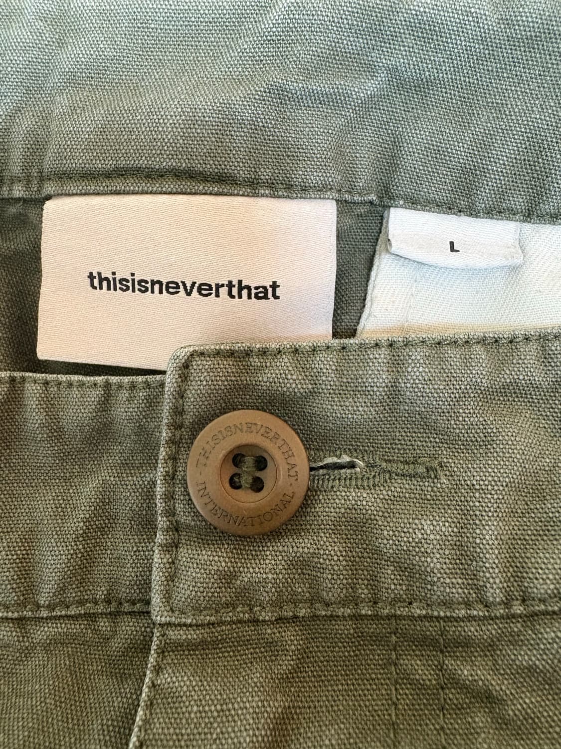 디스이즈네버댓 플라이트 팬츠 포레스트 L 상품이미지3