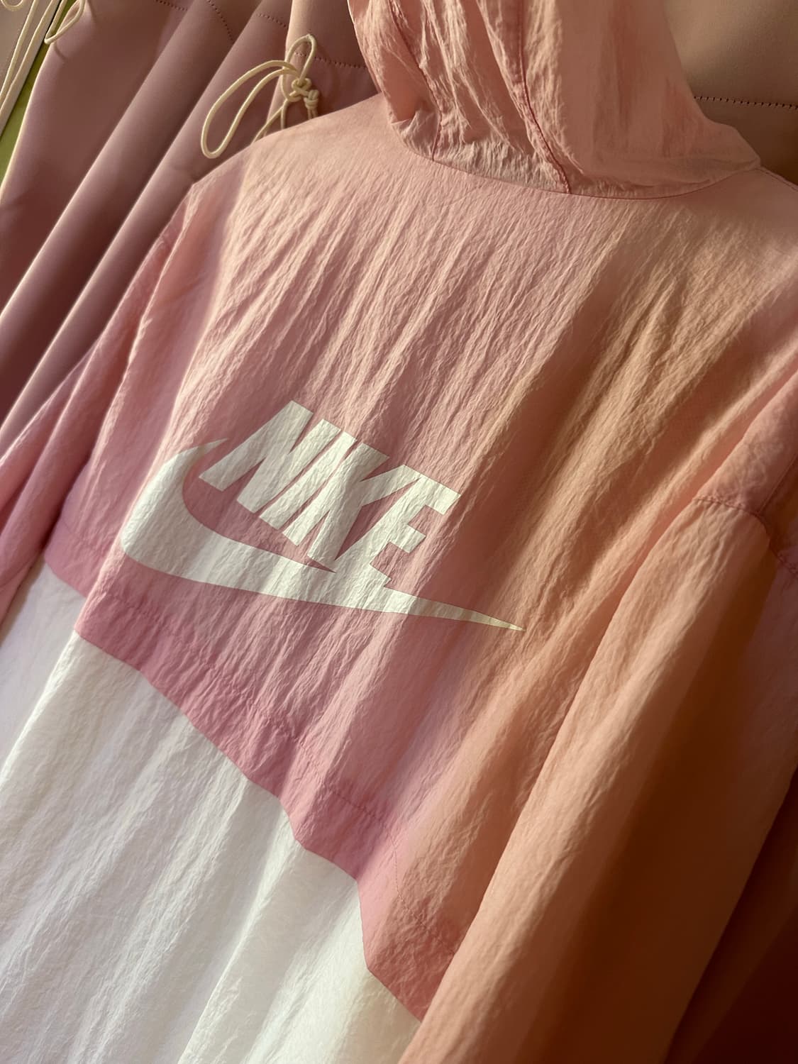 나이키 여자 여성 우븐 스우시 핑크 바람막이 자켓 재킷 바막 상품이미지6