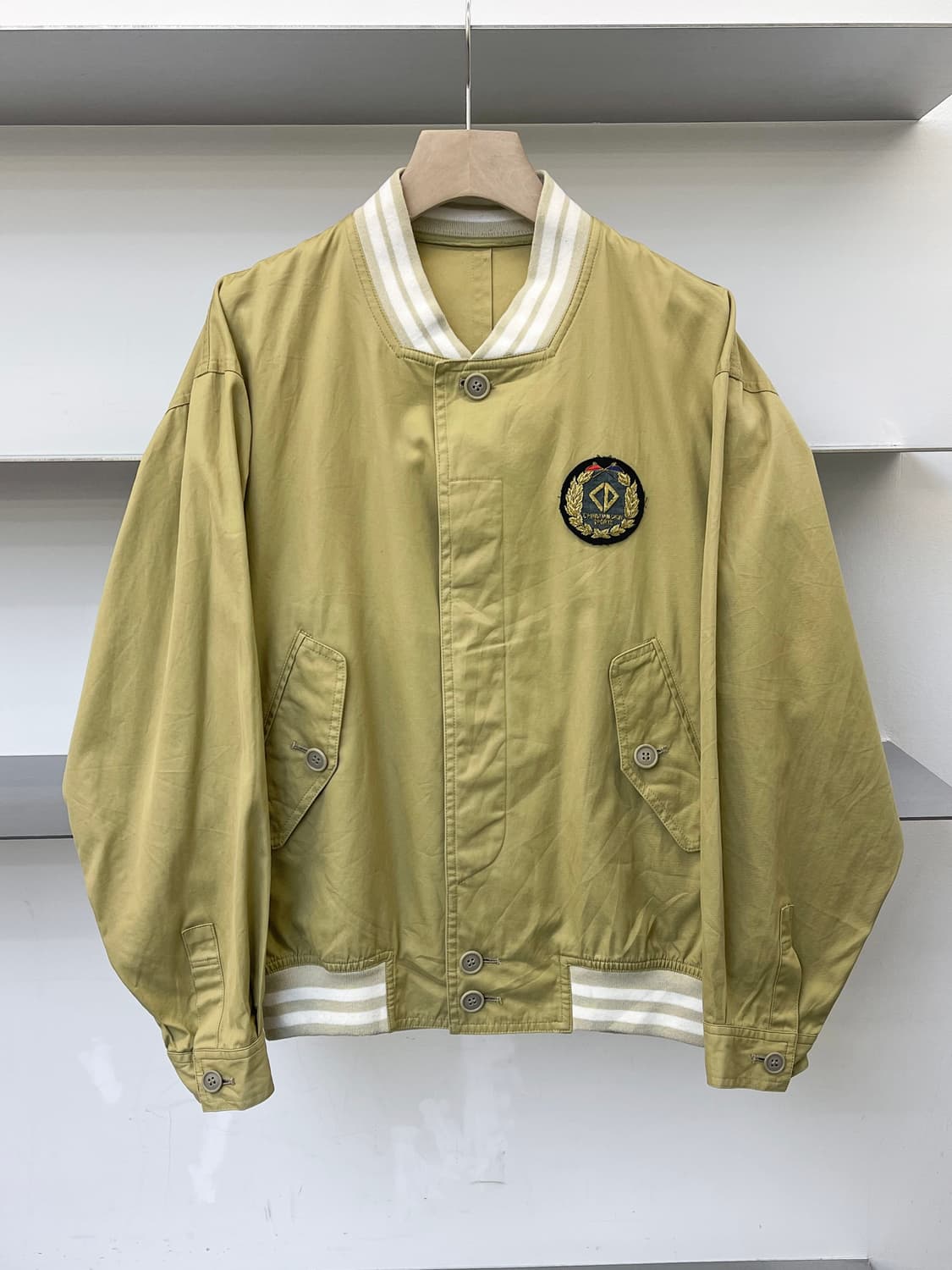 크리스찬 디올 90s CD 크레스트 로고 자켓 상품이미지1