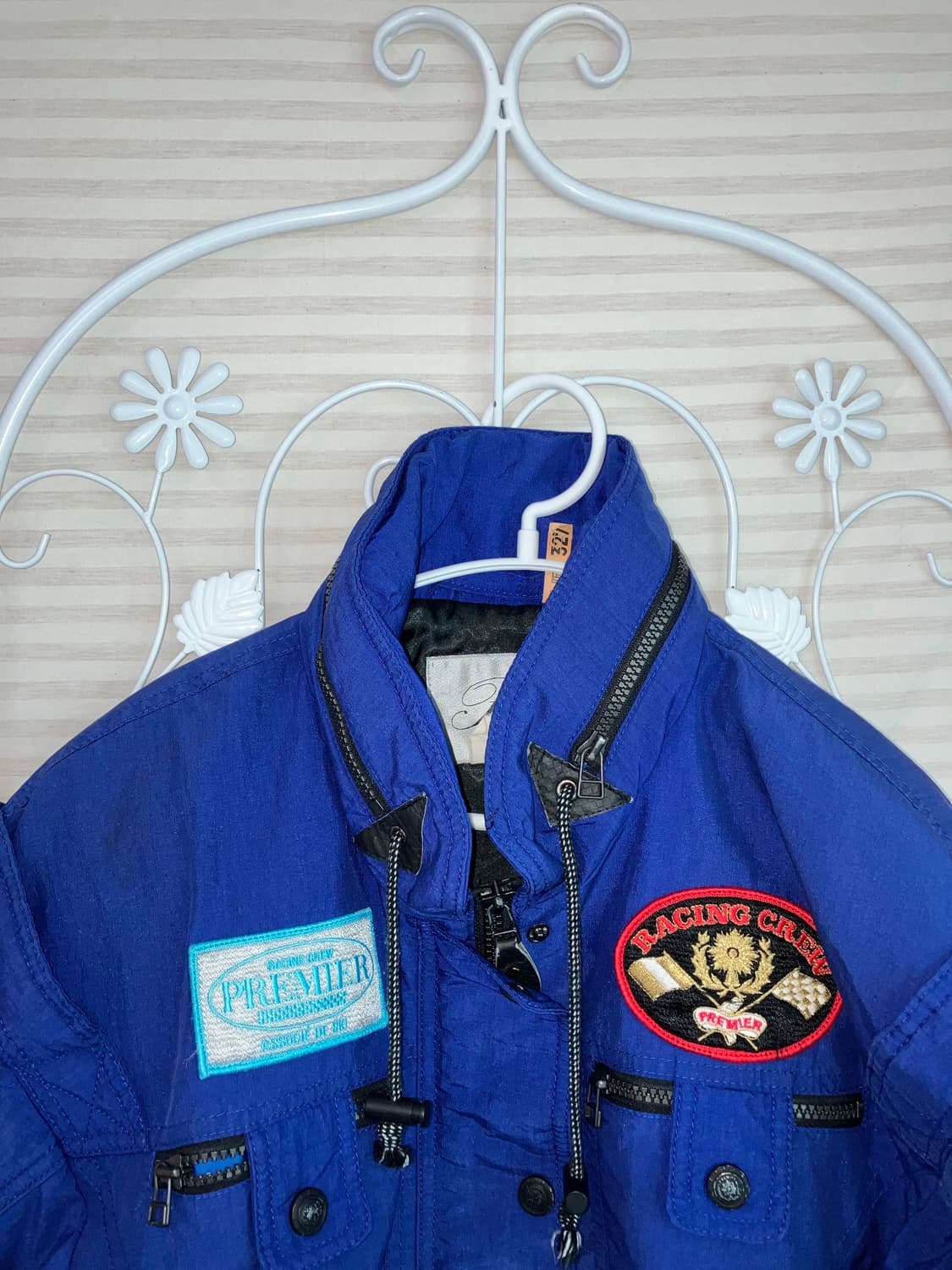 빈티지 블루 와펜 블루종 y2k 스트릿 갸루 펑키 일본빈티지513  fa 상품이미지3