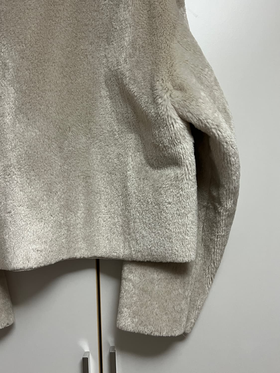 구호 플러스 베이지 크롭 퍼자켓 상품이미지10