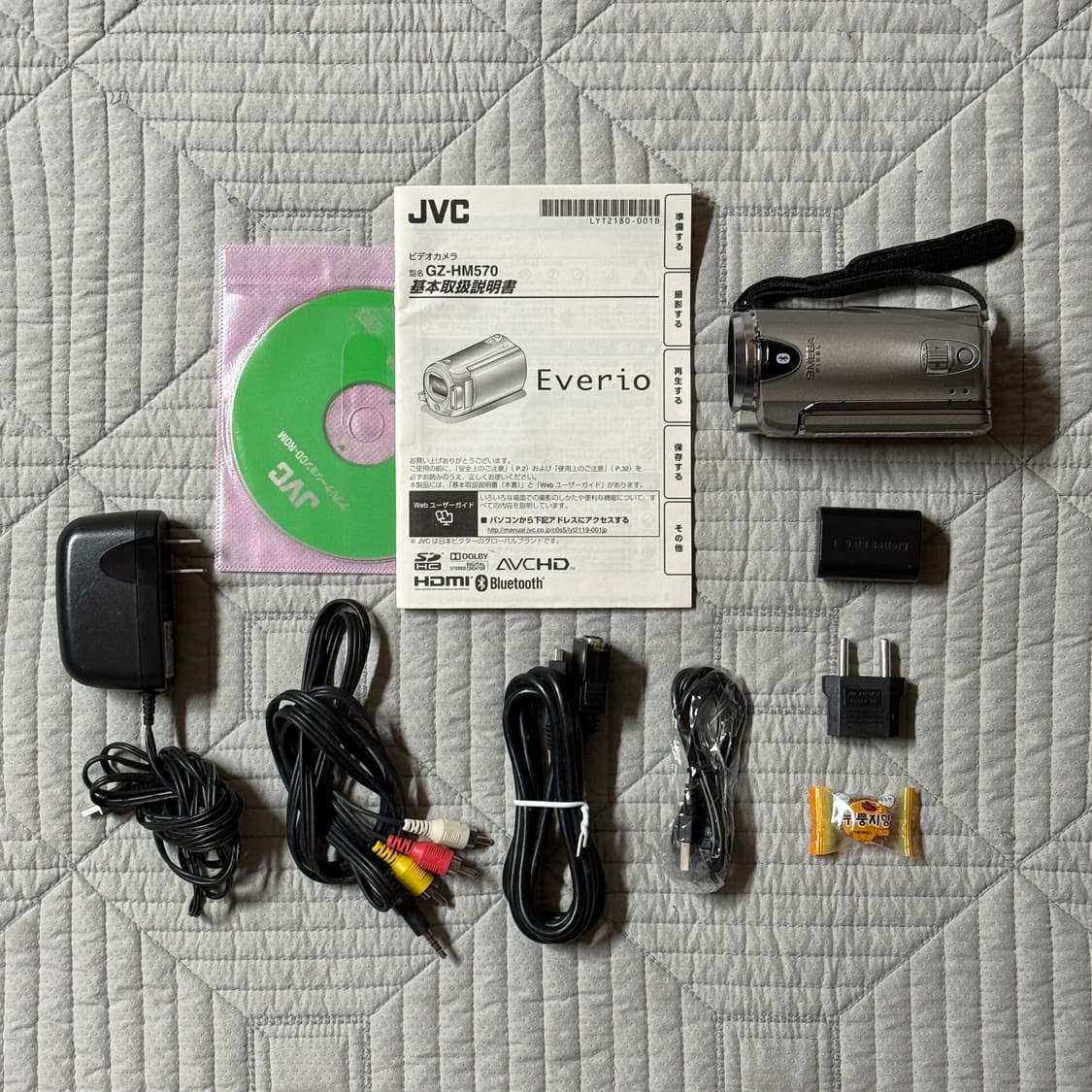 풀구성 JVC캠코더 JVC HM570 브이로그캠코더 빈티지 디카 소니 상품이미지1