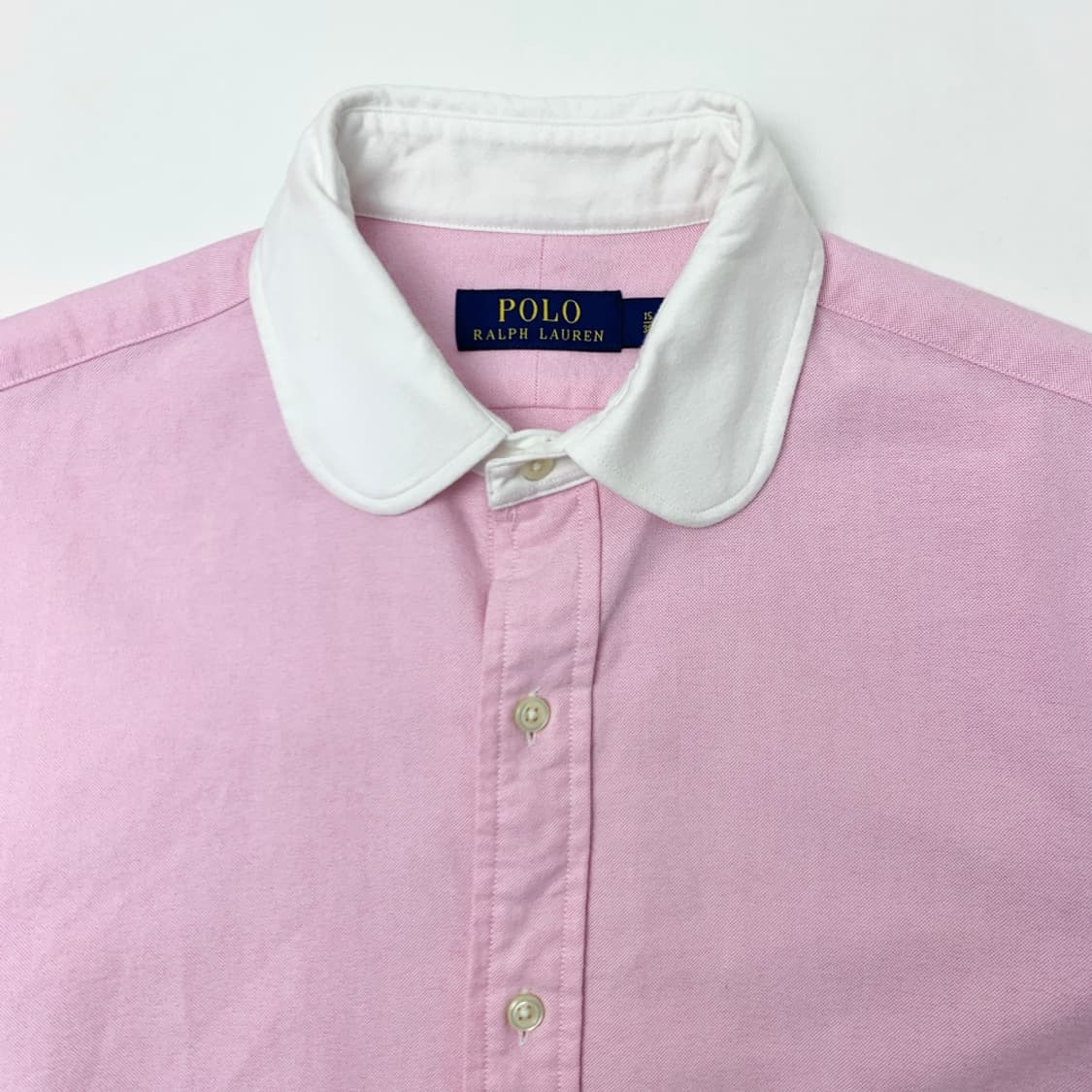 [15/38/정품] 폴로랄프로렌 옥스포드 라운드 핑크 셔츠 상품이미지2