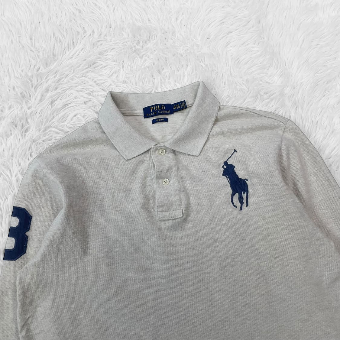 폴로 랄프로렌 빅 포니 카라 롱슬리브 탄 상품이미지3