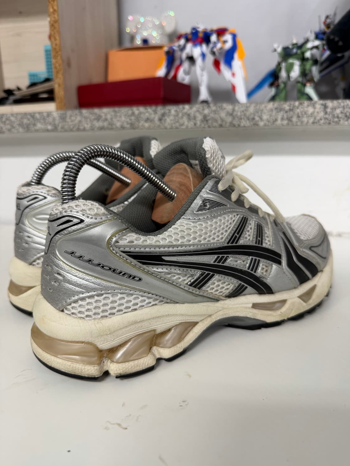 정품) 아식스 젤카야노14 x 실버블랙 자운드 운동화 265 상품이미지4