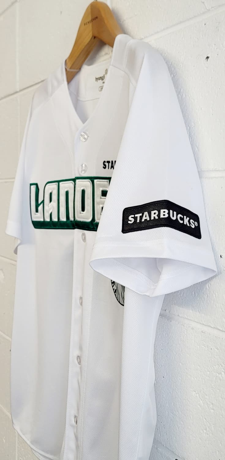 [100.L]SSG랜더스 X 스타벅스 22주년 기념 콜라보 져지(유니폼) 상품이미지6