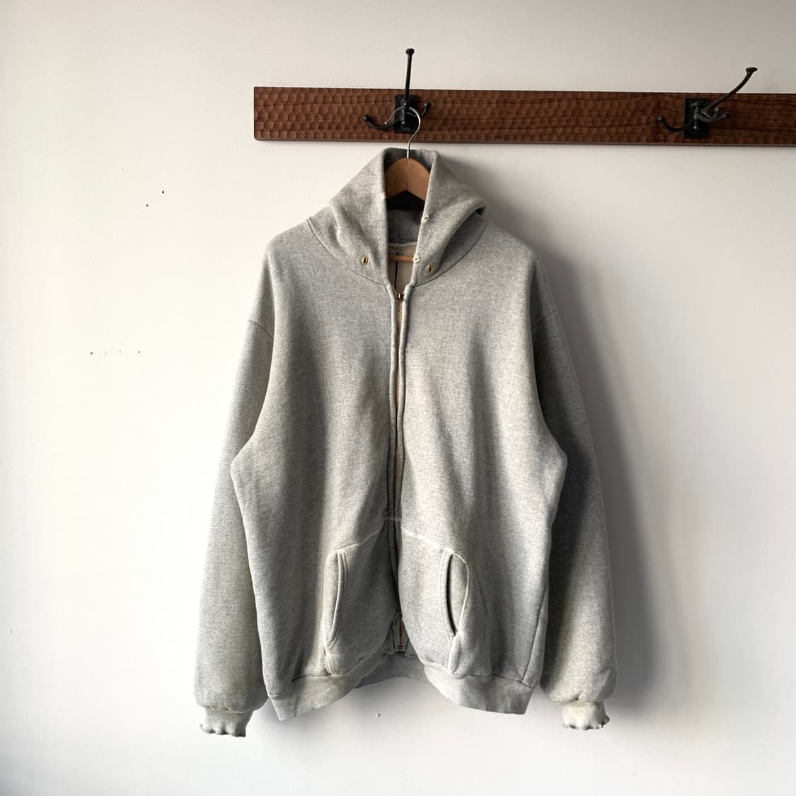 24fw 빈티지 스웻 후드집업 상품이미지2