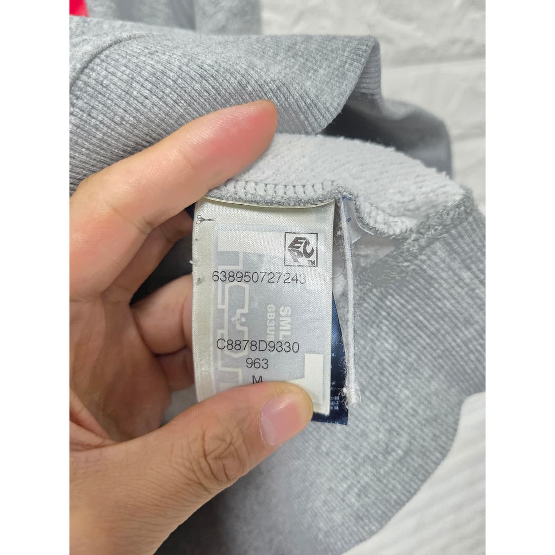 택포) 타미힐피거 맨투맨 M 회색 상품이미지2