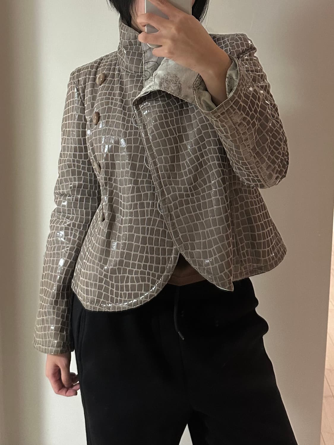 조르지오 아르마니 가죽자켓 사이즈42 (정품, 착샷0) 상품이미지5