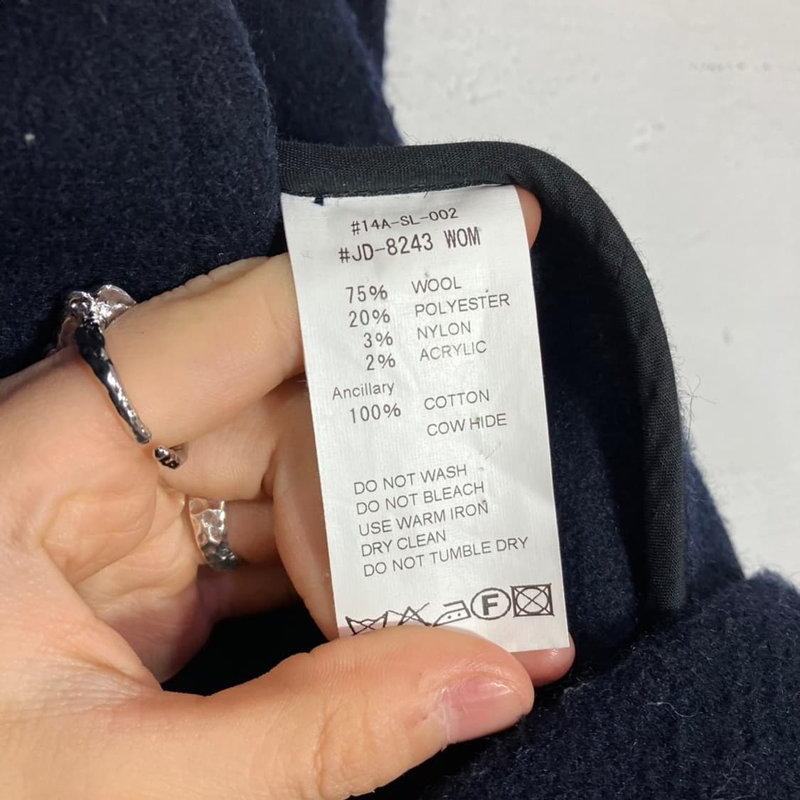 단톤 베이직 울코트 상품이미지6