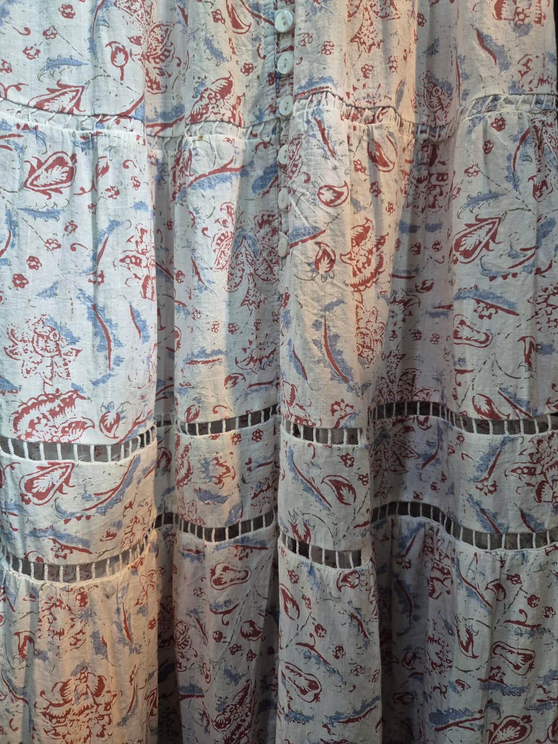 플라워 패턴 롱 원피스 55 66 상품이미지6