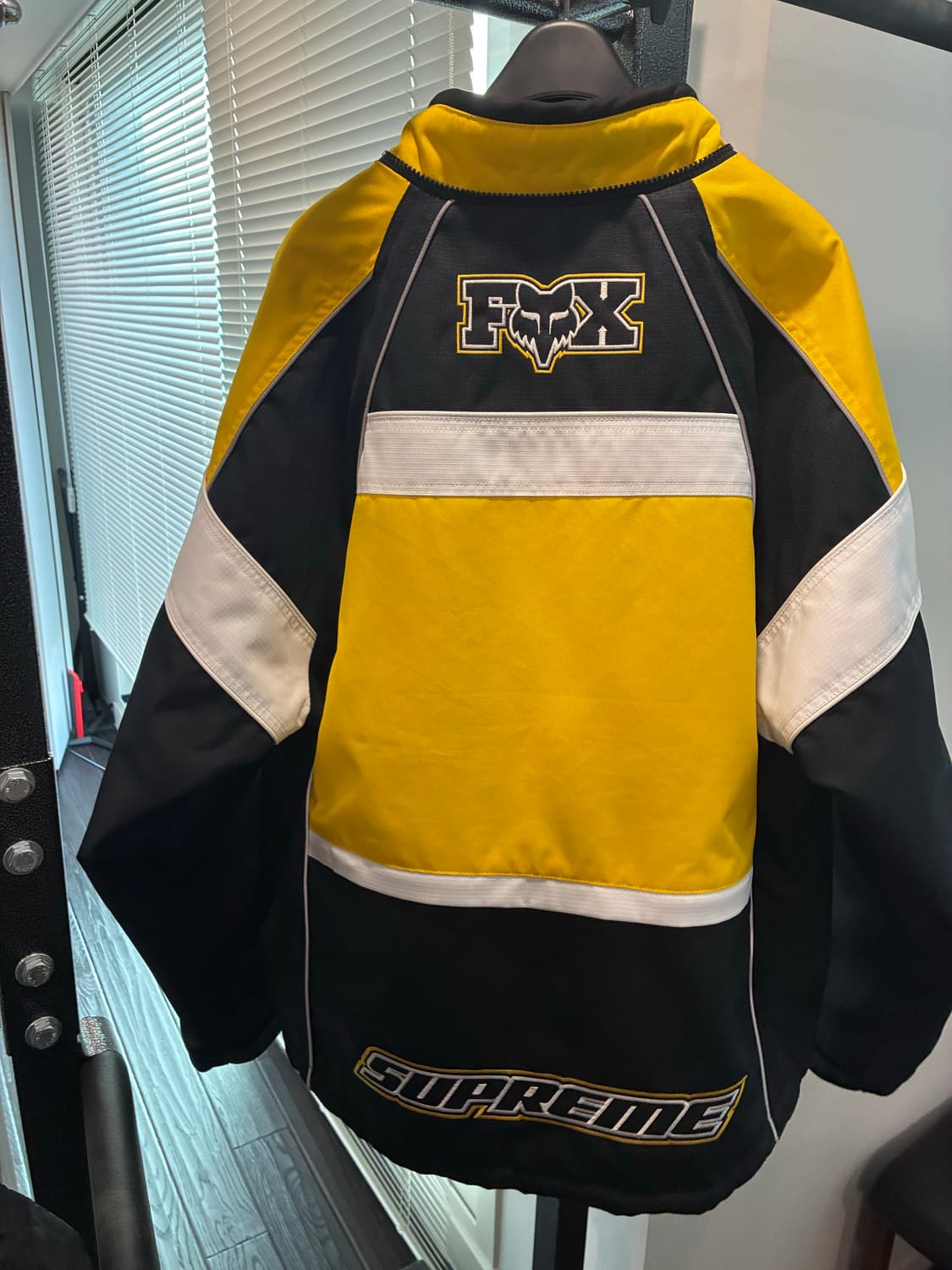 슈프림 x 폭스레이싱 자켓 옐로우 23FW XL 상품이미지3