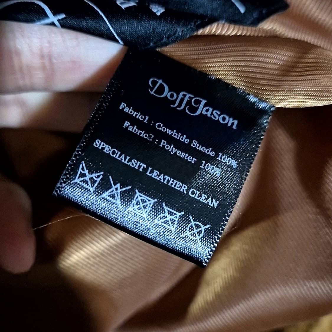 도프제이슨 소가죽 스웨이드 자켓 상품이미지8