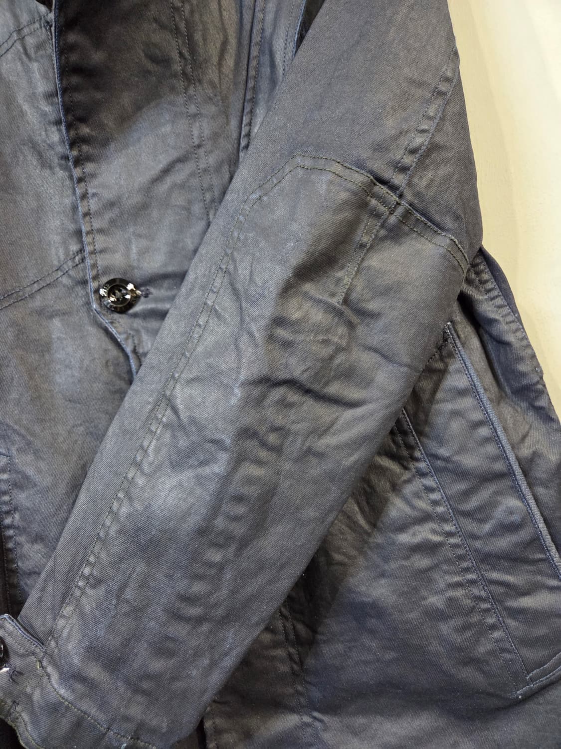 G-STAR네이비 블루 워싱 코트(M)택없음/디피용 상품이미지5