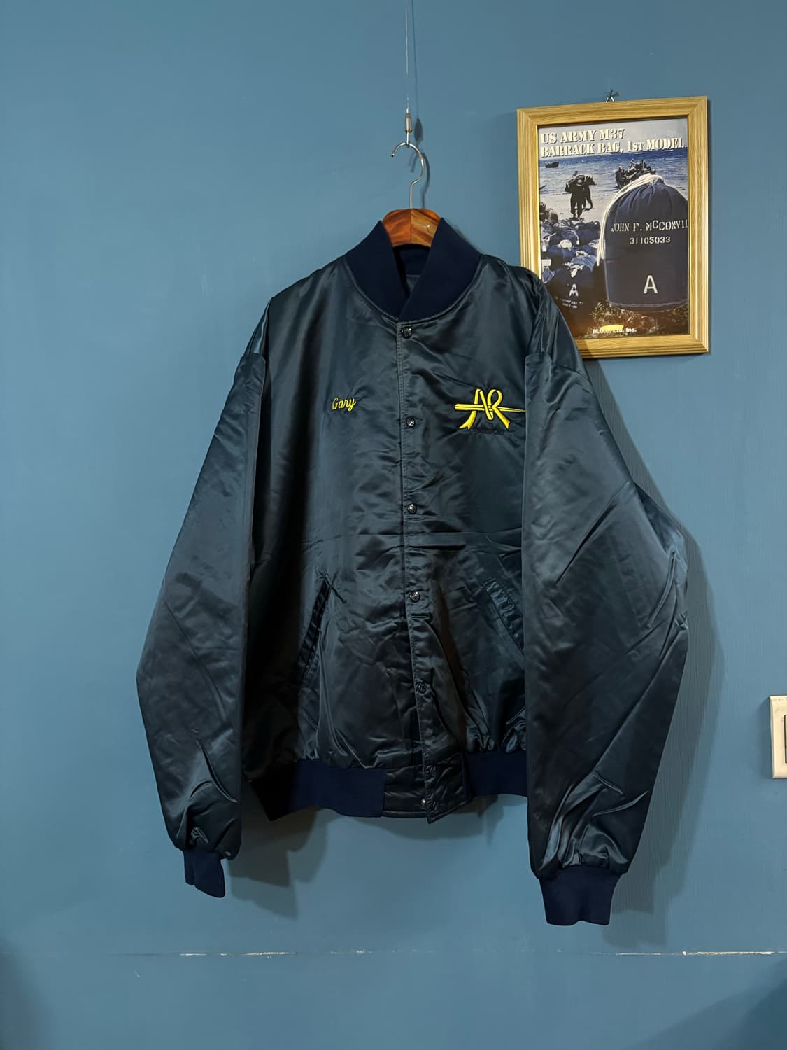 80-90‘s USA Birdie varsity Jacket. 상품이미지1