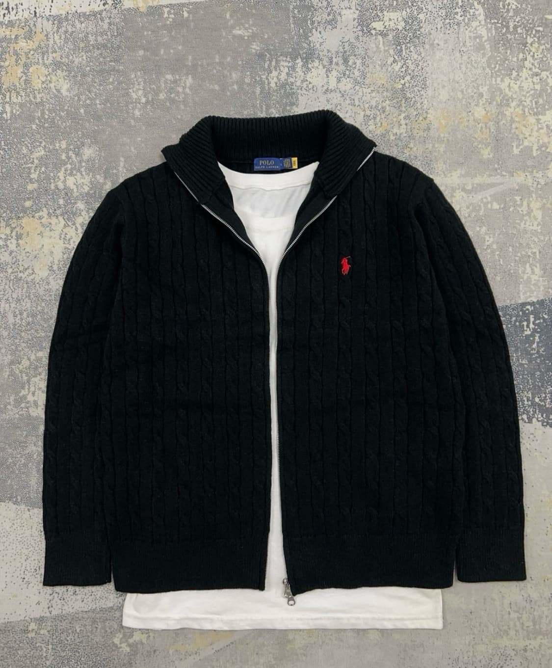 폴로 랄프로렌 니트 집업 상품이미지2