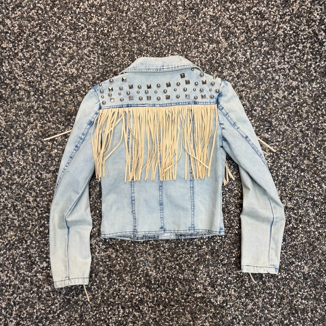TOV Fringe & Studded 일본 웨스턴 데님 자켓 (55) 상품이미지5
