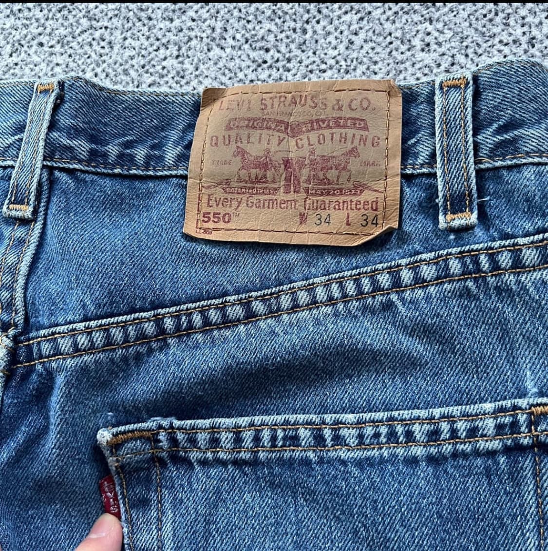 리바이스 550 릴렉스 핏 데님 상품이미지5