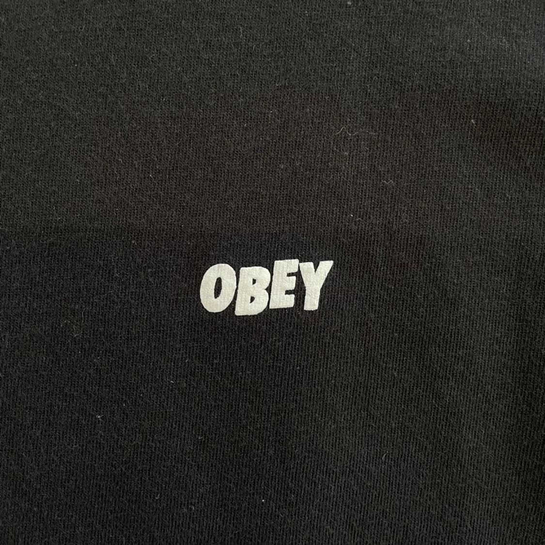 Obey 오베이 블랙 반팔티 E706 상품이미지4