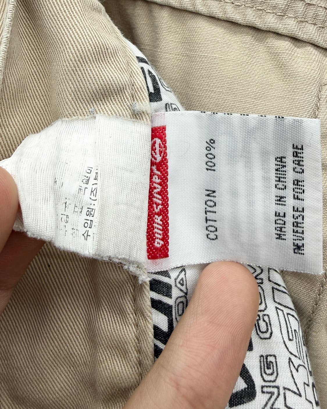 퀵 실버 00s 버뮤다 팬츠 베이지 상품이미지7