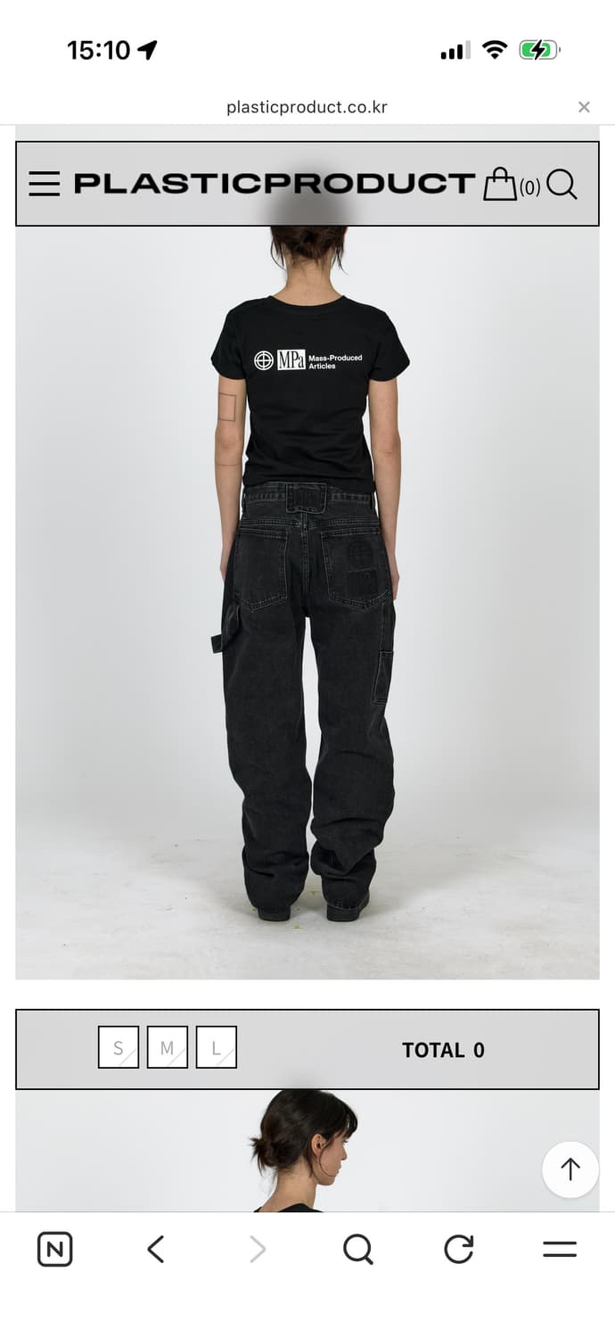 MPa PAINTER DENIM PANTS (BLACK) 상품이미지2