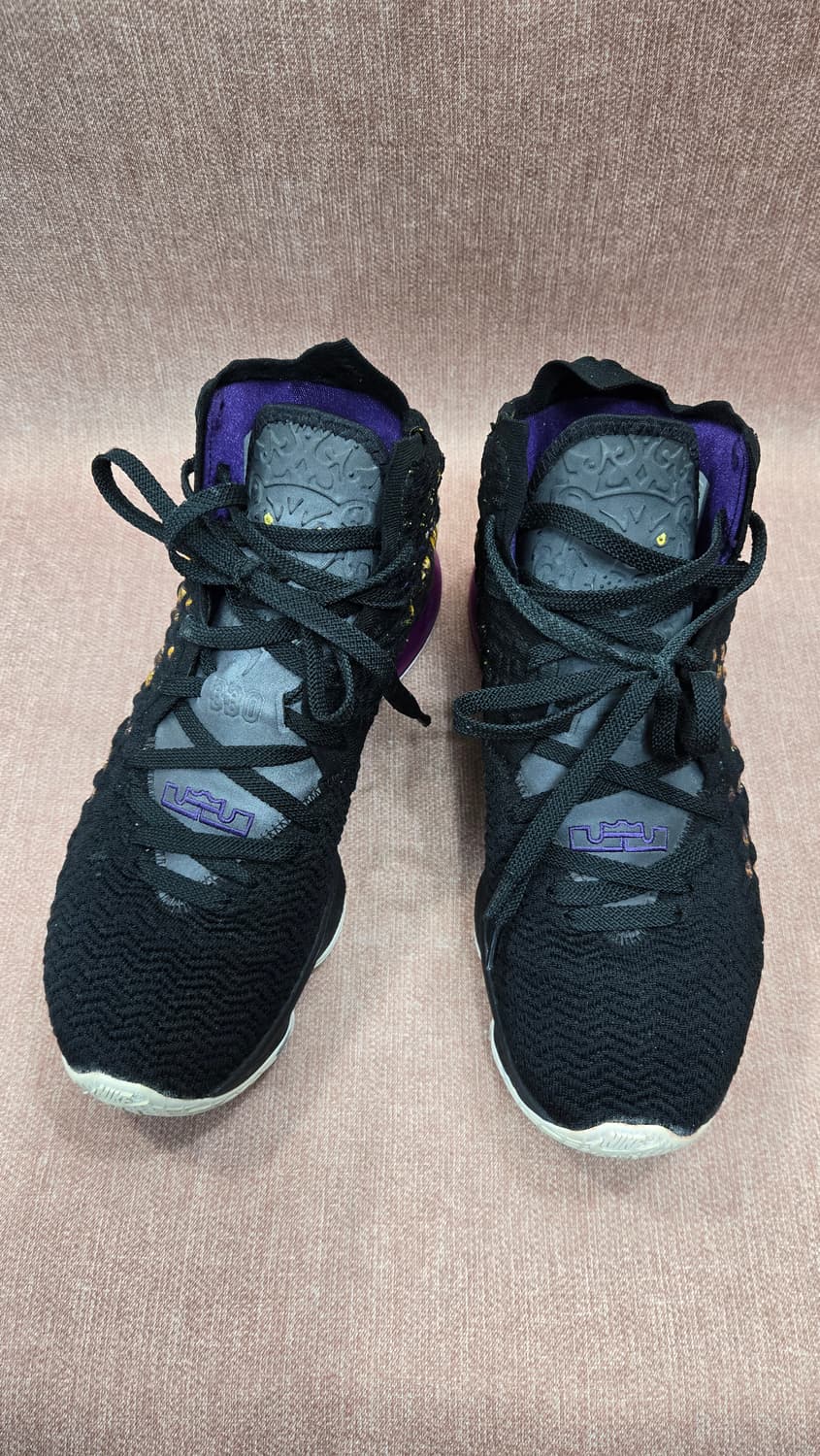 나이키 275mm- 르브론 17 블랙/퍼플 농구화 상품이미지1