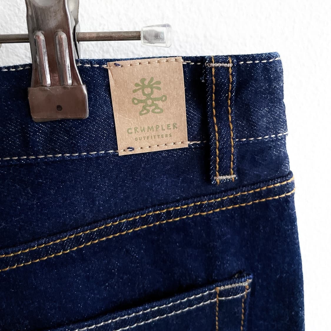 미착용 크럼플러 셀비지 데님팬츠 상품이미지4