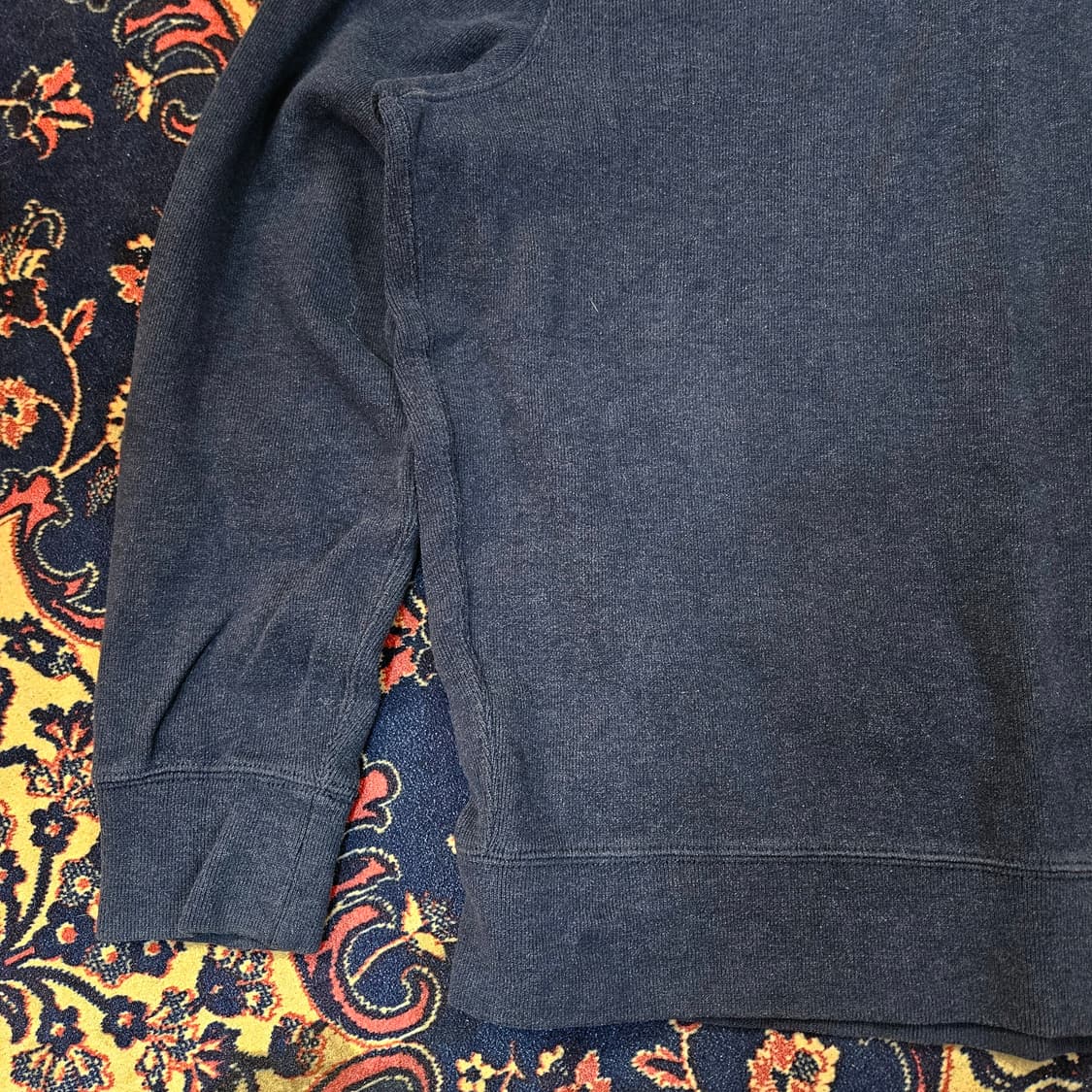 폴로랄프로렌 코튼 숄카라넥 스몰로고 니트 XL size 상품이미지4