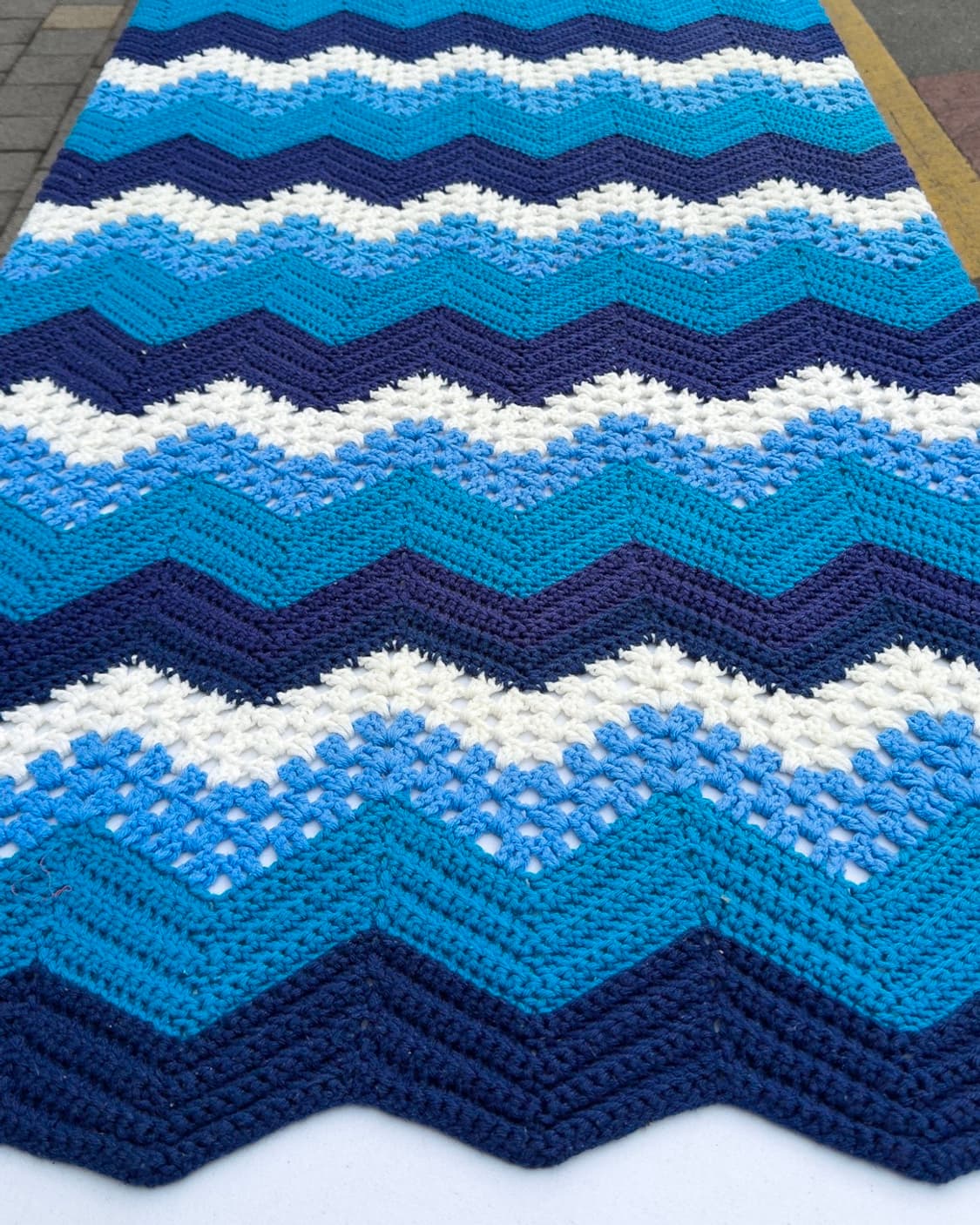 빈티지 소품 USA 크로셰 블랭킷 상품이미지1