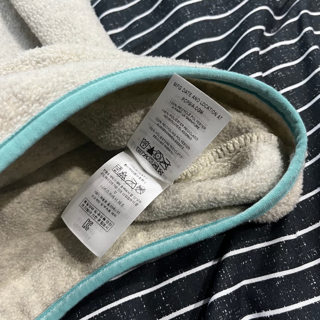 00s 파타고니아 신칠라 후리스 L 오트밀민트 상품이미지5