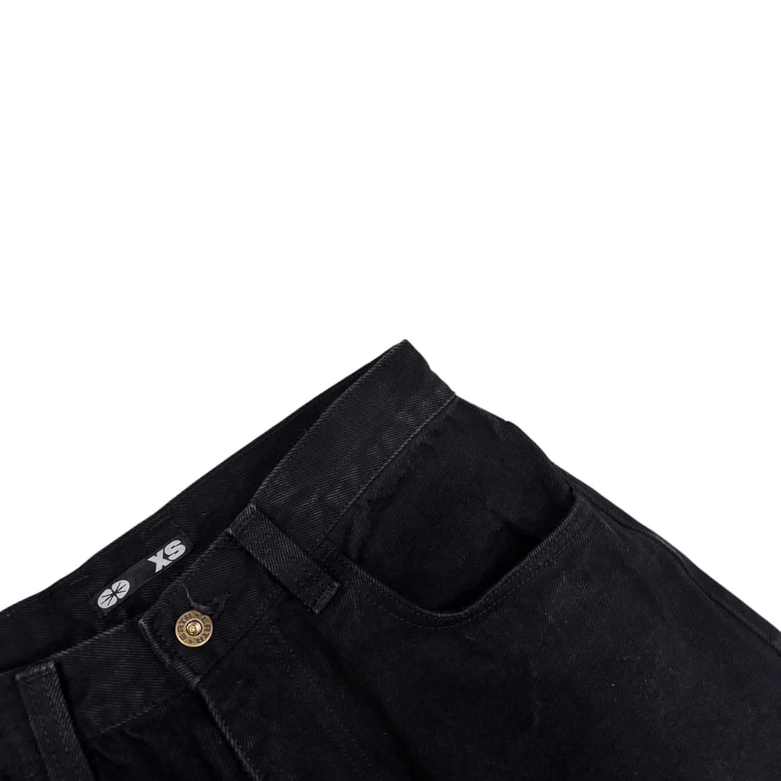 Ertr 블랙 와이드 데님 팬츠 상품이미지3