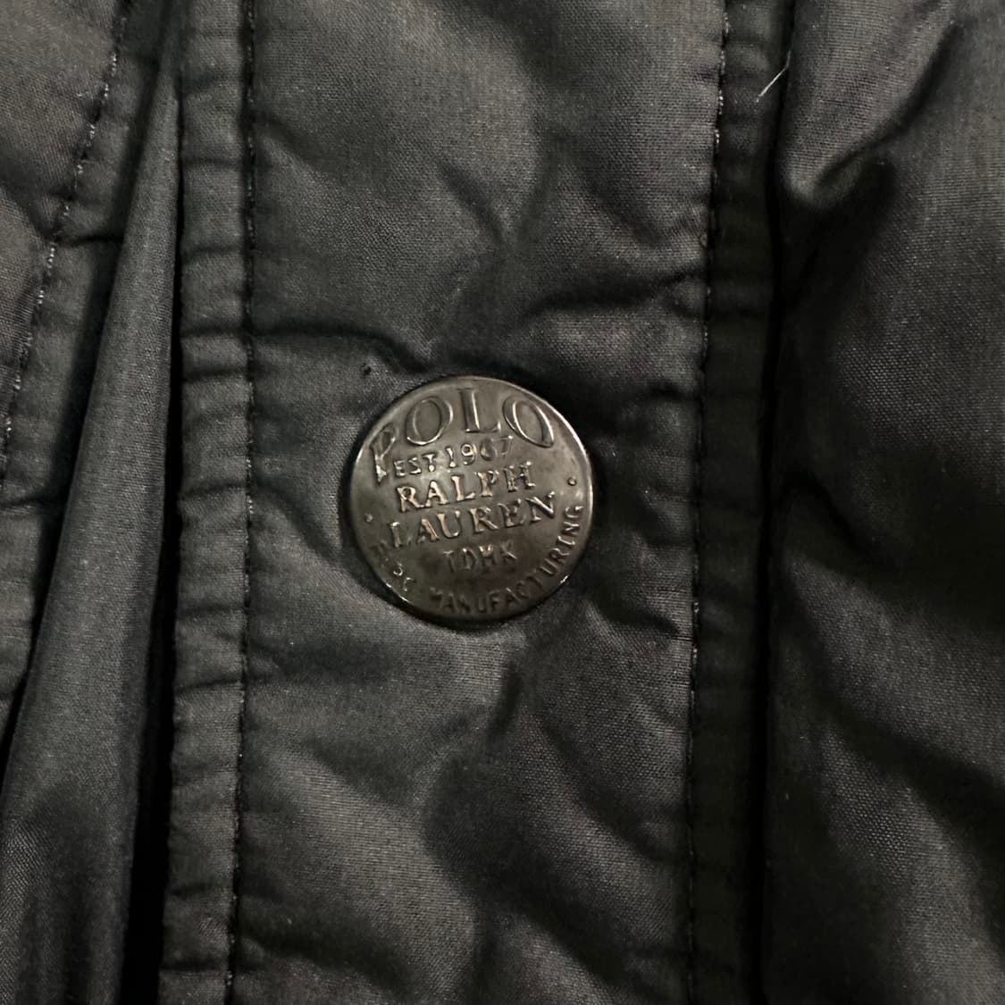 폴로 랄프로렌 블랙 퀼팅 다운 셔츠 상품이미지4