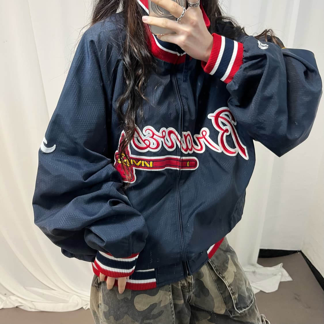 Majestic Braves Varsity Jacket  상품이미지3