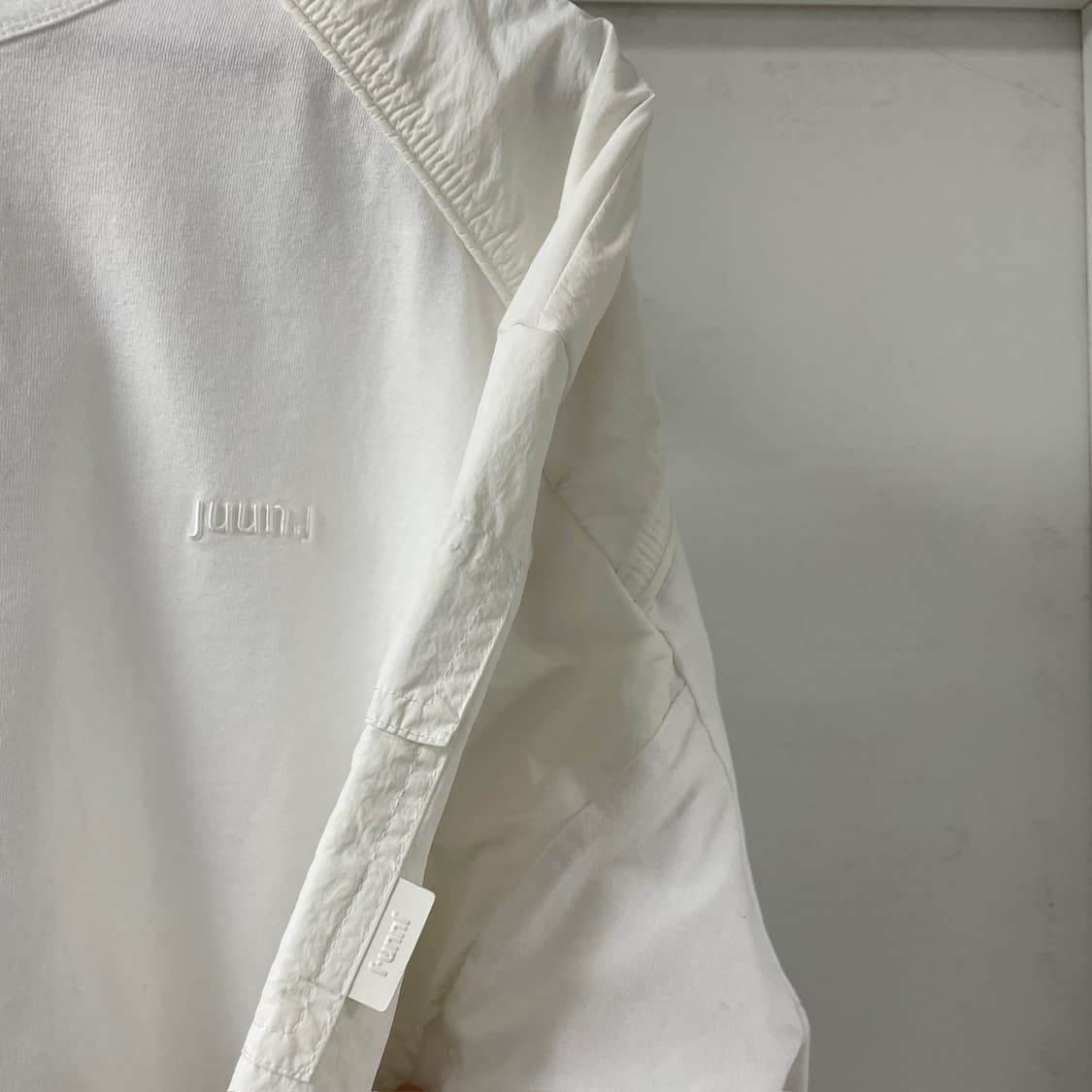 준지 화이트 반팔 티셔츠 S 상품이미지5